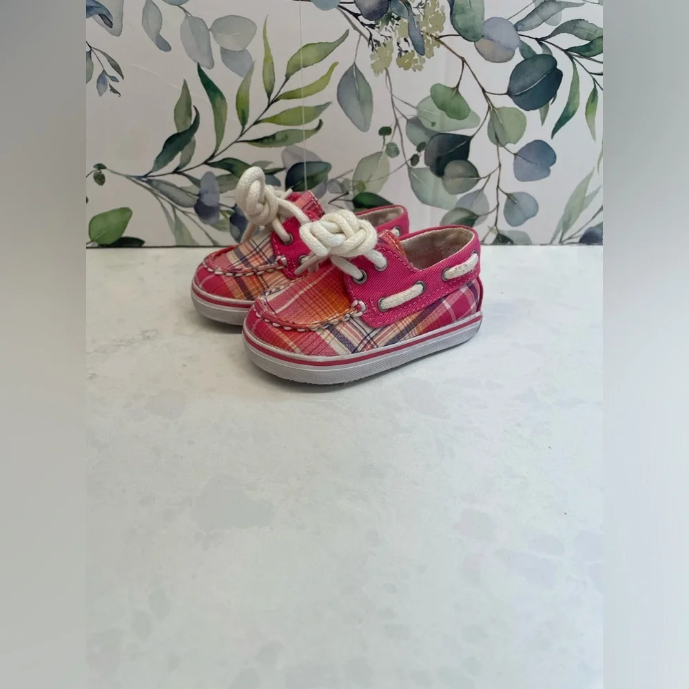Beautiful Pink Sperry Infant Crib Shoes Size 1‎